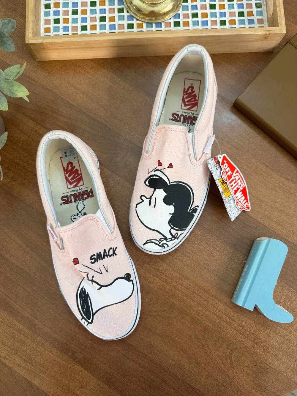 Vans Slip-On Peanuts Smack in Light Pink